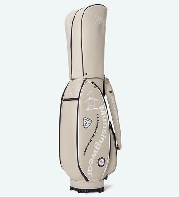 「＜マンシングウェア＞９．０カープロゴキャディバッグ（メンズゴルフグッズ）」｜詳細画像