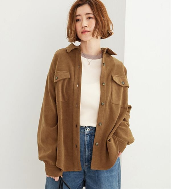 BELLUNA（ベルーナ）の「やわらかコーデュロイ素材シャツジャケット（その他ジャケット）」｜詳細画像