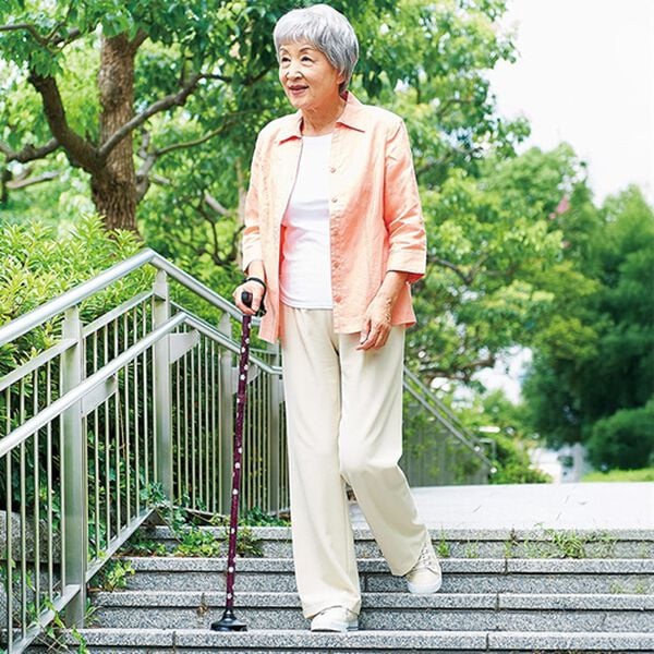 「握りやすい４ポイントステッキ（シニア・生活サポート）」｜詳細画像