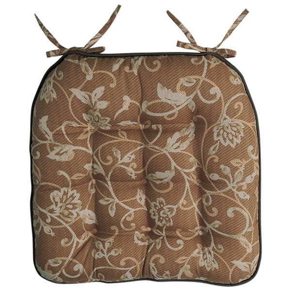 「国産馬蹄型チェアクッション（クッション・クッションカバー）」｜ブラウン