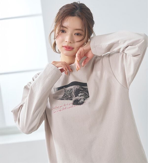 BELLUNA（ベルーナ）の「よれない！大人の長袖Ｔシャツ（カットソー）」｜詳細画像