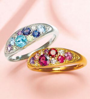 ルフラン（ルフラン）の「マルチカラーパヴェリング（リング）」｜詳細画像