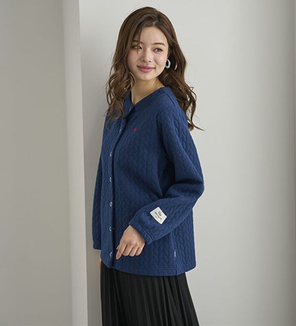 BELLUNA（ベルーナ）の「【ＰＯＬＯ　ＢＣＳ】ジャカード素材カーディガン（その他カーディガン）」｜詳細画像