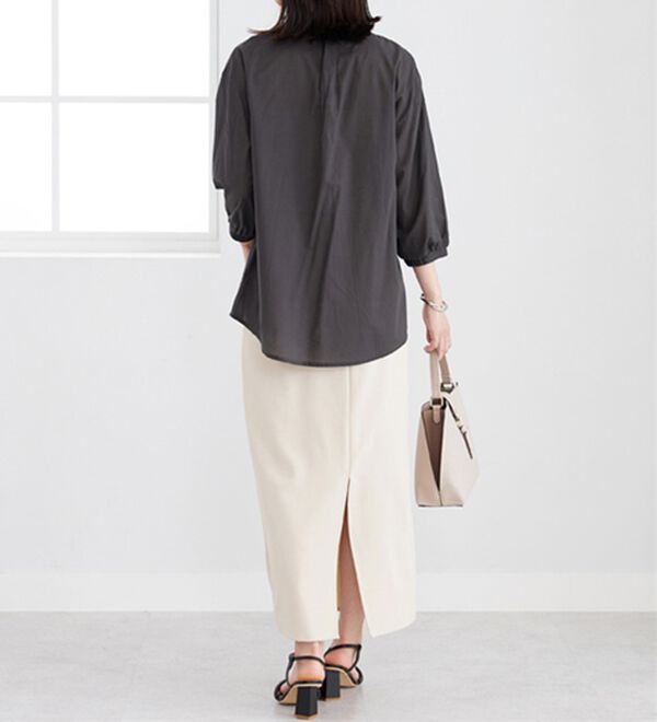 BELLUNA（ベルーナ）の「コード刺しゅうデザインシャツチュニック（チュニック）」｜詳細画像