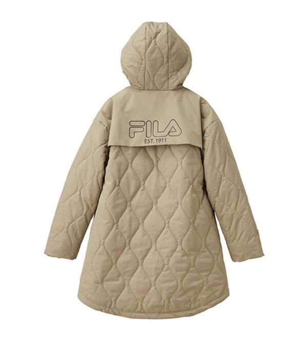 RANAN（ラナン）の「【新色追加】＜ＦＩＬＡ＞裏ボアフリースキルトコート（ハーフコート）」｜詳細画像
