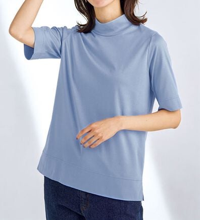 BELLUNA（ベルーナ）の「＜日本製＞クールコットン１００％Ｔシャツ（カットソー）」