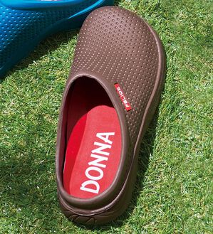 「おしゃれガーデンサンダル（サンダル・ミュール）」｜ブラウン