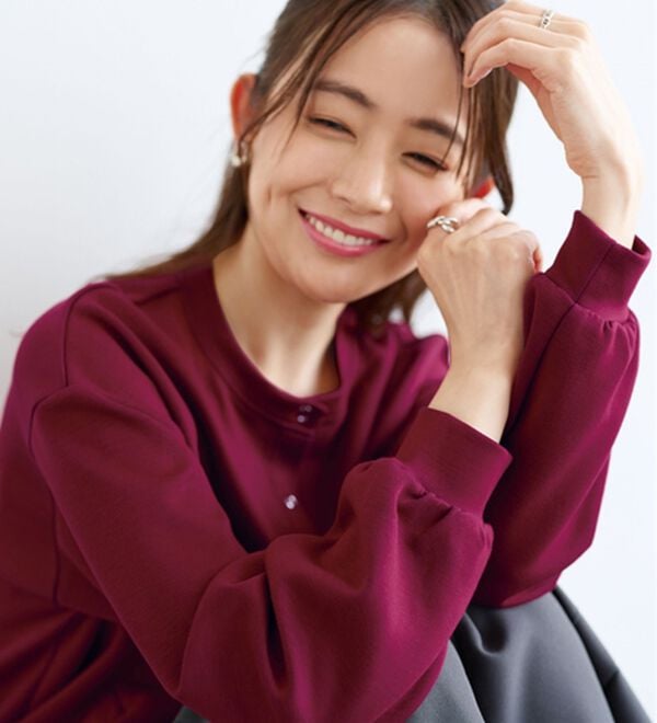 BELLUNA（ベルーナ）の「乾きやすい！シーズンレス裏配色カーディガン（その他カーディガン）」｜詳細画像