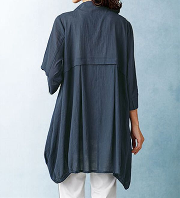 BELLUNA（ベルーナ）の「綿１００％シアー素材タックデザインジャケット（その他ジャケット）」｜詳細画像