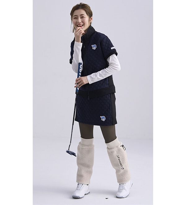 BELLUNA（ベルーナ）の「【タキシードサム】リブ切替キルト風ベスト（ベスト）」｜詳細画像