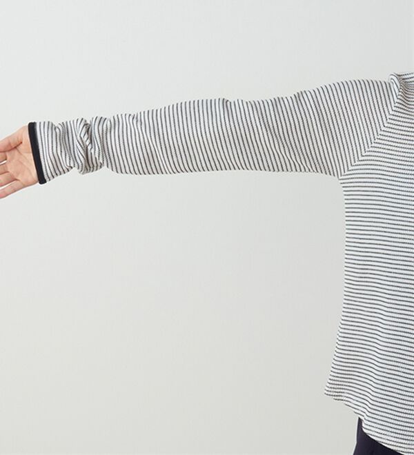 RANAN（ラナン）の「ヘンリーネックワッフルロンＴ（カットソー）」｜詳細画像