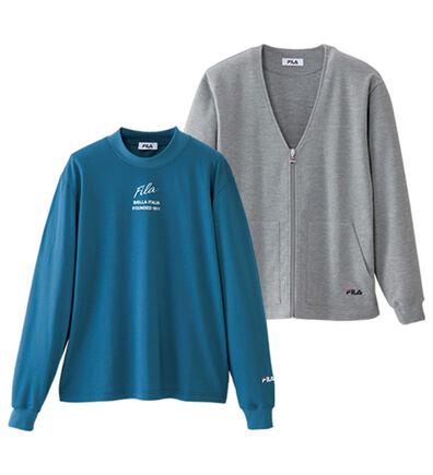 「＜フィラ＞ミラノリブカーデ＆Ｔシャツ（メンズＴシャツ）」