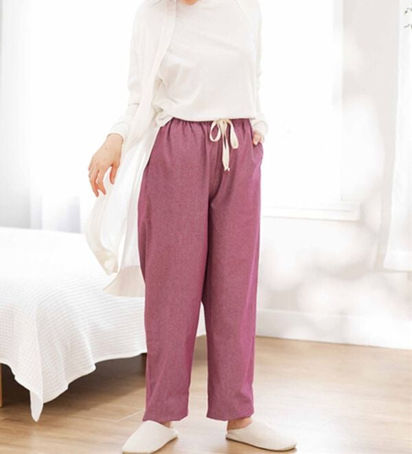 「綿１００％　毎日使えるらくちんパンツ（フルレングスパンツ）」｜詳細画像