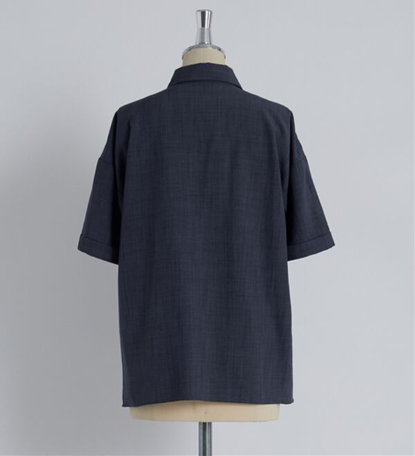 BELLUNA（ベルーナ）の「麻調素材スキッパーブラウス（ブラウス）」｜詳細画像