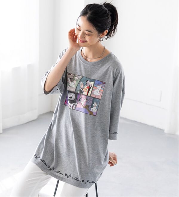 「＜Ｄｉｓｎｅｙ＞ディズニー映画ＰＨＯＴＯ風Ｔシャツ（チュニック）」｜詳細画像