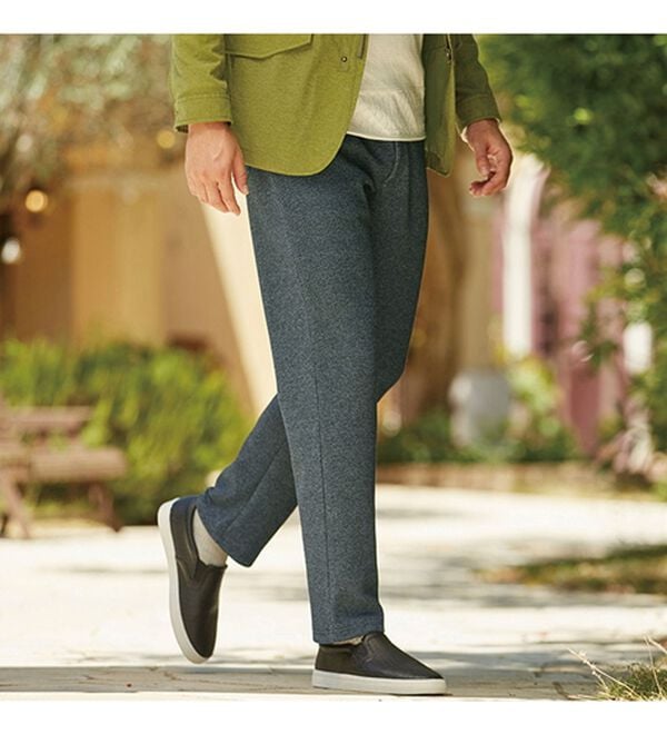 「【３本組】そのままお出かけジャージパンツ（メンズフルレングスパンツ）」｜詳細画像