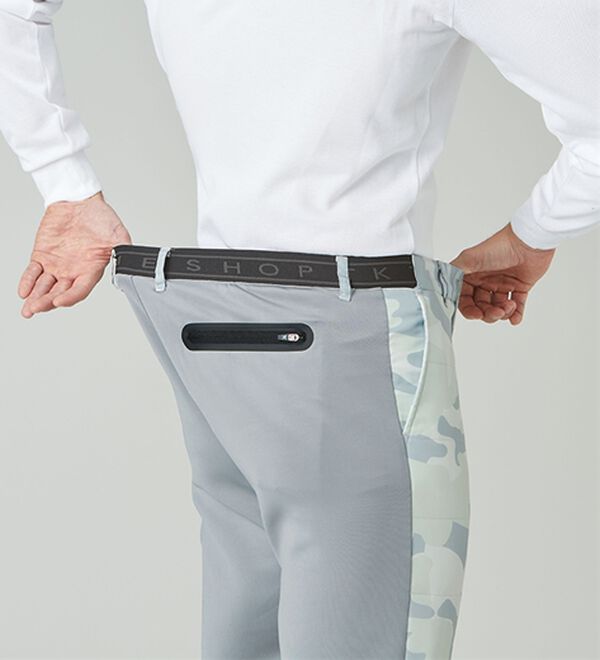 「＜ザ　ショップ　ティーケー＞ハイブリッドダウンゴルフパンツ（メンズフルレングスパンツ）」｜詳細画像