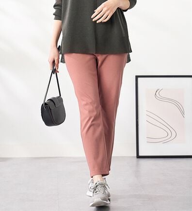 BELLUNA（ベルーナ）の「【再入荷】美ストレッチ素材アンクル丈レギンスパンツ（クロップドパンツ）」