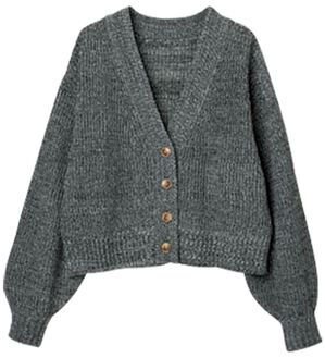 RANAN（ラナン）の「＜エコ素材＞カラーミックスニットカーディガン（ニットカーディガン）」｜モノトーン系