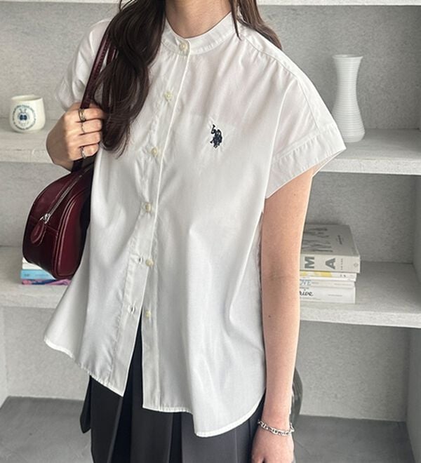 GeeRA（ジーラ）の「【ＵＳ．ＰＯＬＯ．ＡＳＳＮ】フレンチスリーブシャツ（シャツ）」｜詳細画像