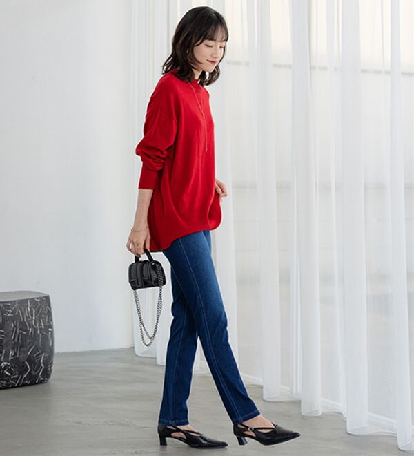BELLUNA（ベルーナ）の「美ストレッチ素材レギンスパンツ【Ｐｒｉｍａ　Ｆｉｔ　Ｐａｎｔｓ】（スパッツ・レギンス）」｜詳細画像