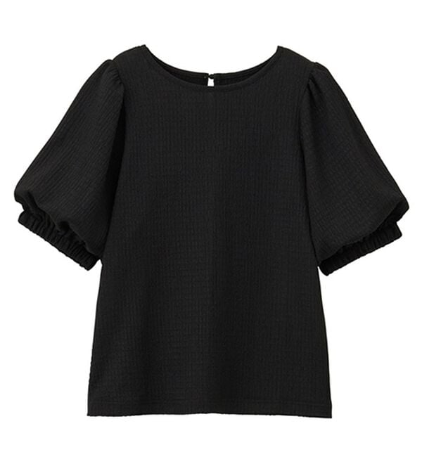 GeeRA（ジーラ）の「バルーンスリーブジャカードカットソー（カットソー）」｜詳細画像