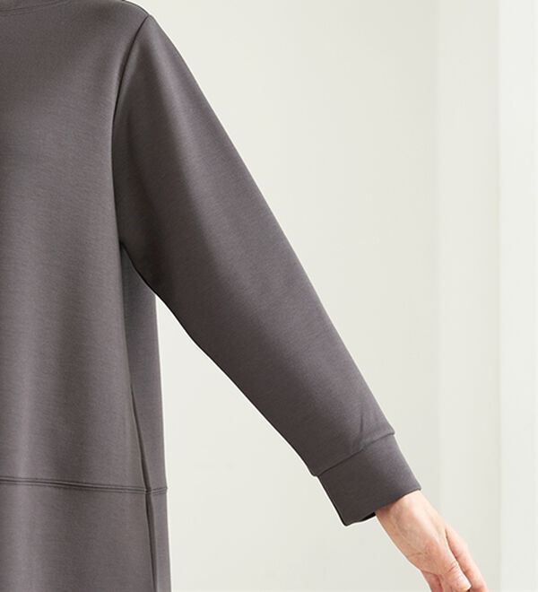 BELLUNA（ベルーナ）の「ワイドネック切替デザインプルオーバー（カットソー）」｜詳細画像