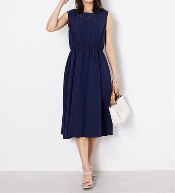 BELLUNA（ベルーナ）の「2点セット【Ｌａｇｒｉｌｕａ】メッシュ使いワンピースアンサンブル（その他ワンピース）」｜詳細画像