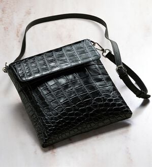 「本クロコプレジデントショルダー（メンズショルダーバッグ）」｜詳細画像