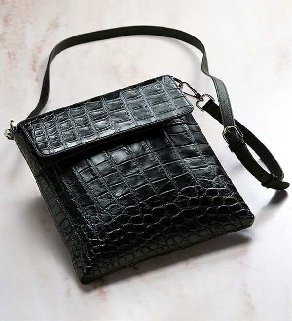 「本クロコプレジデントショルダー（メンズショルダーバッグ）」｜詳細画像