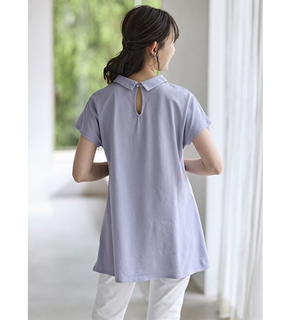 BELLUNA（ベルーナ）の「ヒンヤリ！綿１００％かのこポロチュニック（チュニック）」｜詳細画像