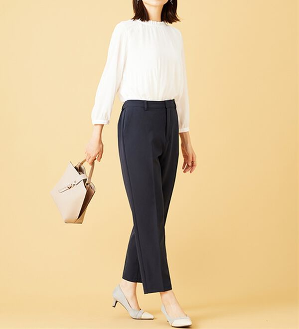 BELLUNA（ベルーナ）の「〈セレモニースタイル〉細プリーツデザインブラウス（ブラウス）」｜詳細画像