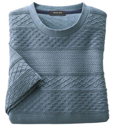 「綿１００％アイスジャカードＴシャツ（メンズＴシャツ）」