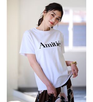 RANAN（ラナン）の「フロッキープリントロゴＴ（Tシャツ）」｜詳細画像