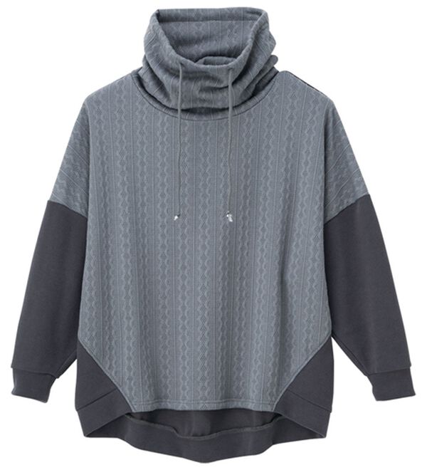 RANAN（ラナン）の「異素材切替プルオーバー（カットソー）」｜詳細画像