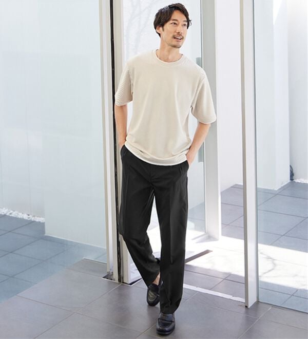 REMEN'S（リメンズ）の「サラッと快適イージースラックス（メンズスラックス）」｜詳細画像
