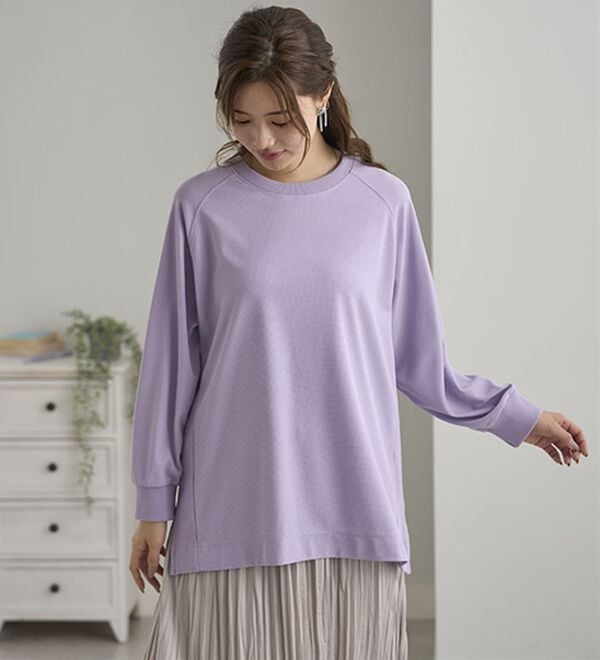 BELLUNA（ベルーナ）の「サイド切替ゆったりチュニック（チュニック）」｜詳細画像