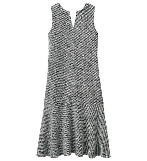 RANAN（ラナン）の「ツイード素材キーネックジャンパースカート（ジャンパースカート）」｜詳細画像