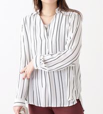 BELLUNA（ベルーナ）の「ジョーゼットスキッパーシャツチュニック（シャツ）」