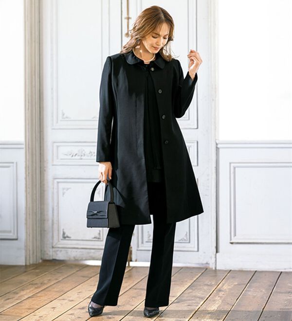 ルフラン（ルフラン）の「はっ水フォーマルコート（ロングコート）」｜詳細画像