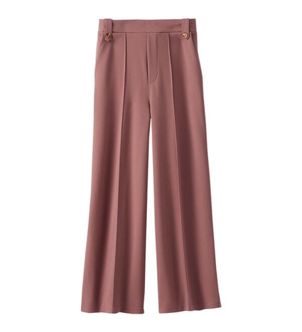 BELLUNA（ベルーナ）の「ツイルストレッチ素材ワイドパンツ（その他パンツ）」｜詳細画像