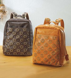 ルフラン（ルフラン）の「ズッケロ　花柄カットワークリュック（リュック）」｜詳細画像