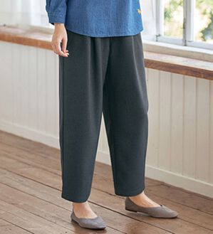 BELLUNA（ベルーナ）の「ウールタッチゆったりパンツ（フルレングスパンツ）」｜詳細画像