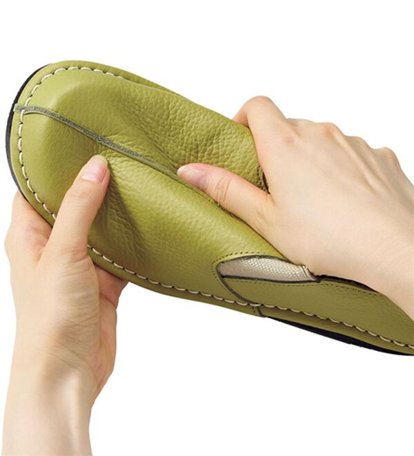 ルフラン（ルフラン）の「柔らかレザーの４Ｅ両サイドゴムシューズ（スニーカー）」｜詳細画像