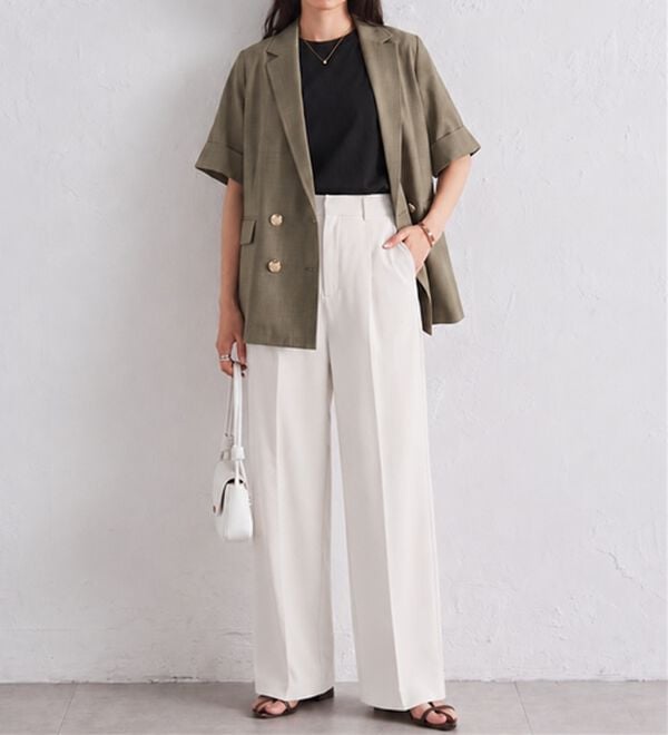 RANAN（ラナン）の「【5つの機能付】ひんやり着回し抜群ベーシックＴシャツ＜選べる着丈＞（Tシャツ）」｜詳細画像