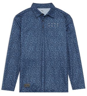 「ＰＭ）ゴルフ　ＰＢロゴ　長袖ポロシャツ（メンズポロシャツ）」｜ディープネイビー