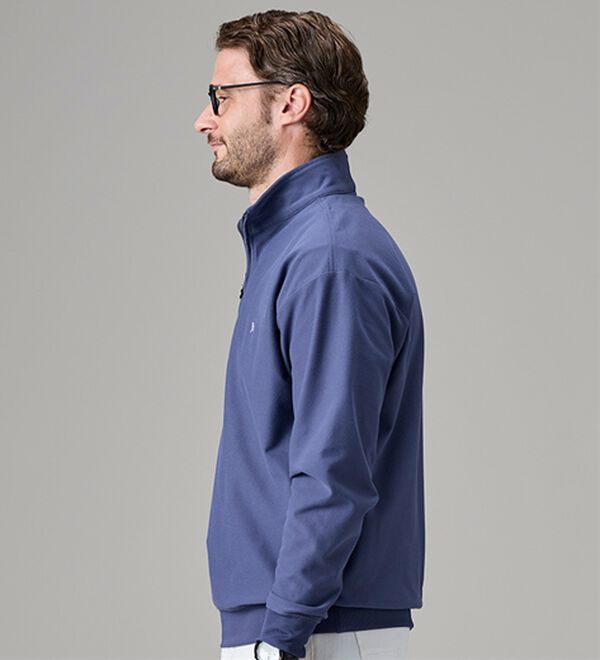 「＜アーノルド　パーマー＞シャツレイヤードカルゼトレーナー（メンズトレーナー）」｜詳細画像