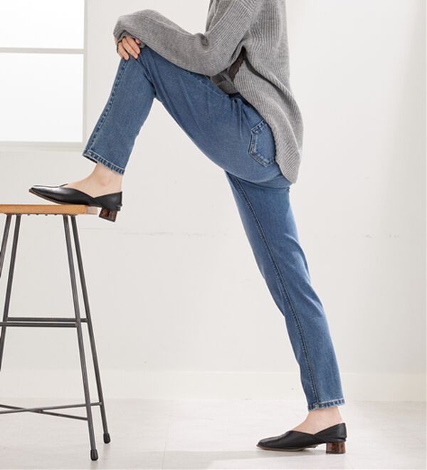 BELLUNA（ベルーナ）の「やわらかストレッチデニム素材スリムパンツ（フルレングスパンツ）」｜詳細画像