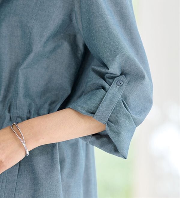 BELLUNA（ベルーナ）の「デニム調デザインパーカー（パーカー）」｜詳細画像