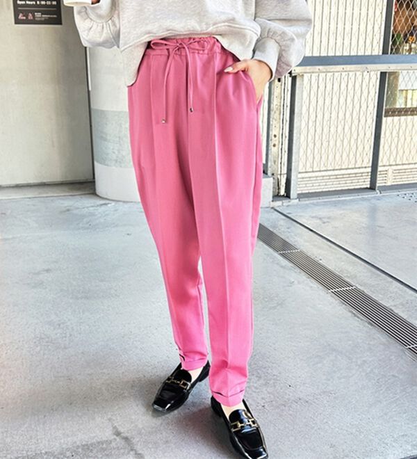 GeeRA（ジーラ）の「美脚とろみタックパンツ（フルレングスパンツ）」｜詳細画像